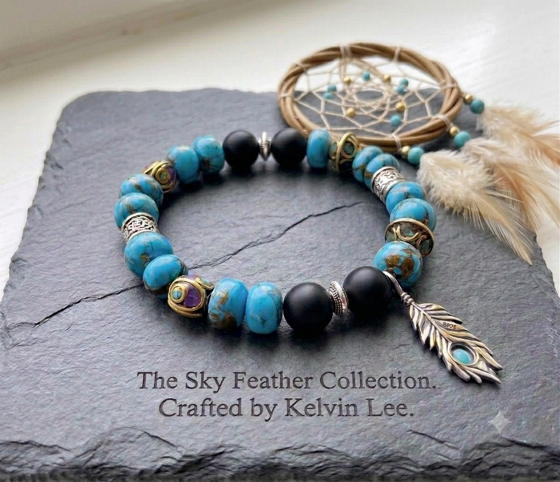 Miso I - Blue Turquoise Bracelet