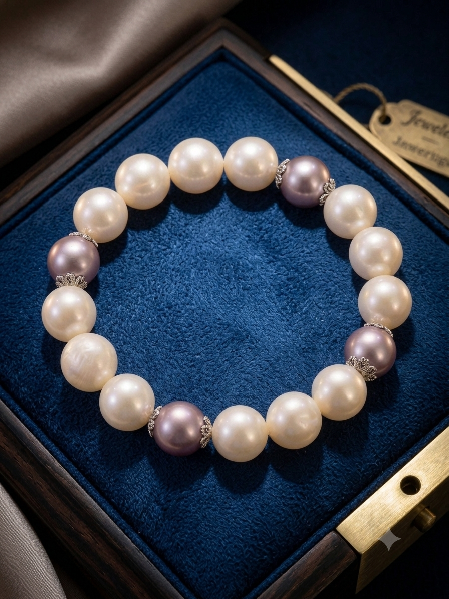 Jordyn I - Dual Pearl Bracelet